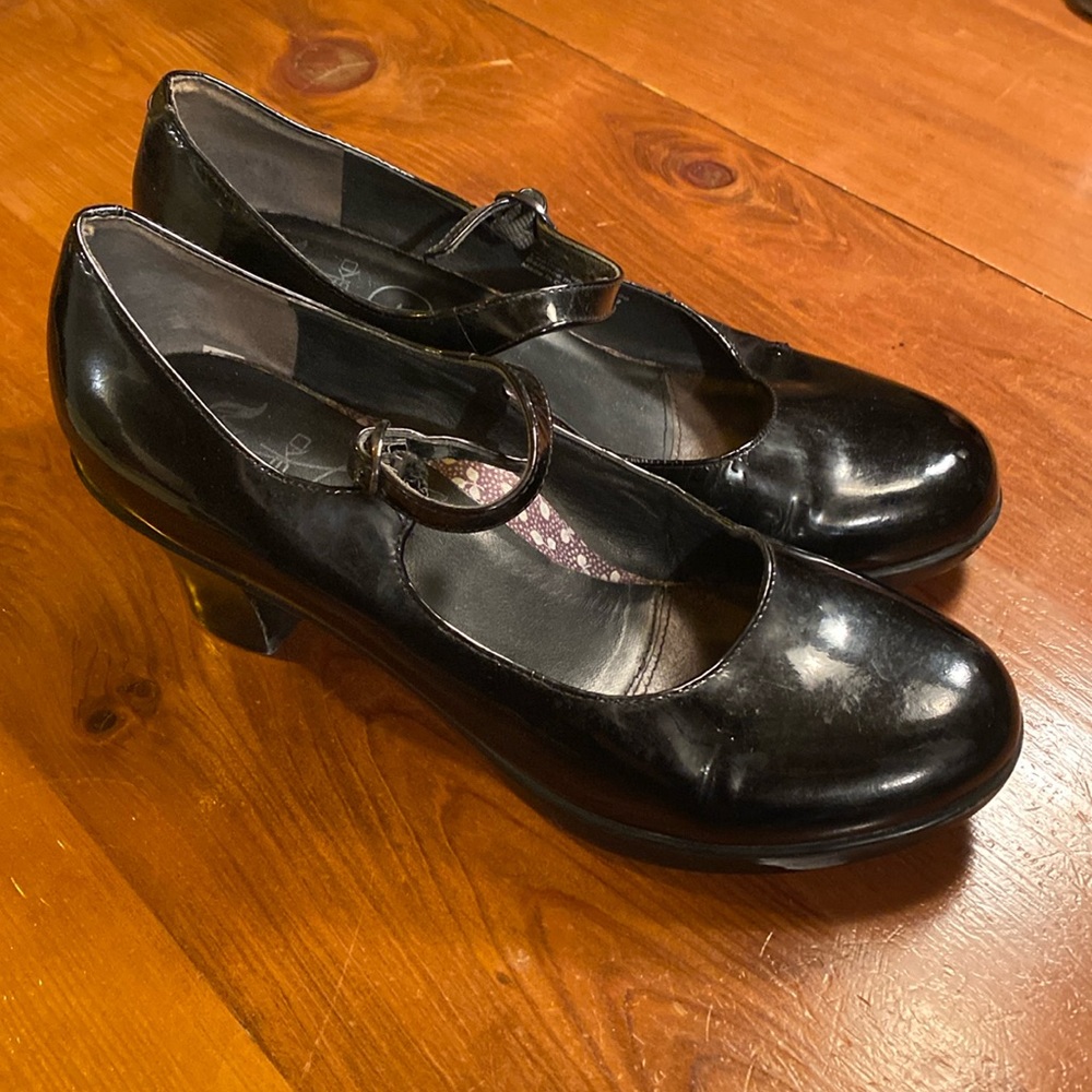 Worn Dansko Black Heels - Size 41 (9) - 3in